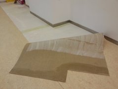 亞麻地板無(wú)縫安裝流程